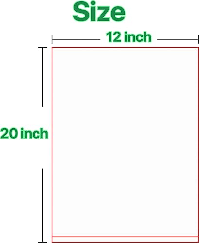 Miniatura 3 de 360 bolsas de plástico transparente de 12 x 20 pulgadas, reutilizables, lavables, frescuras, desechables, rollo continuo, fácil de despegar de la