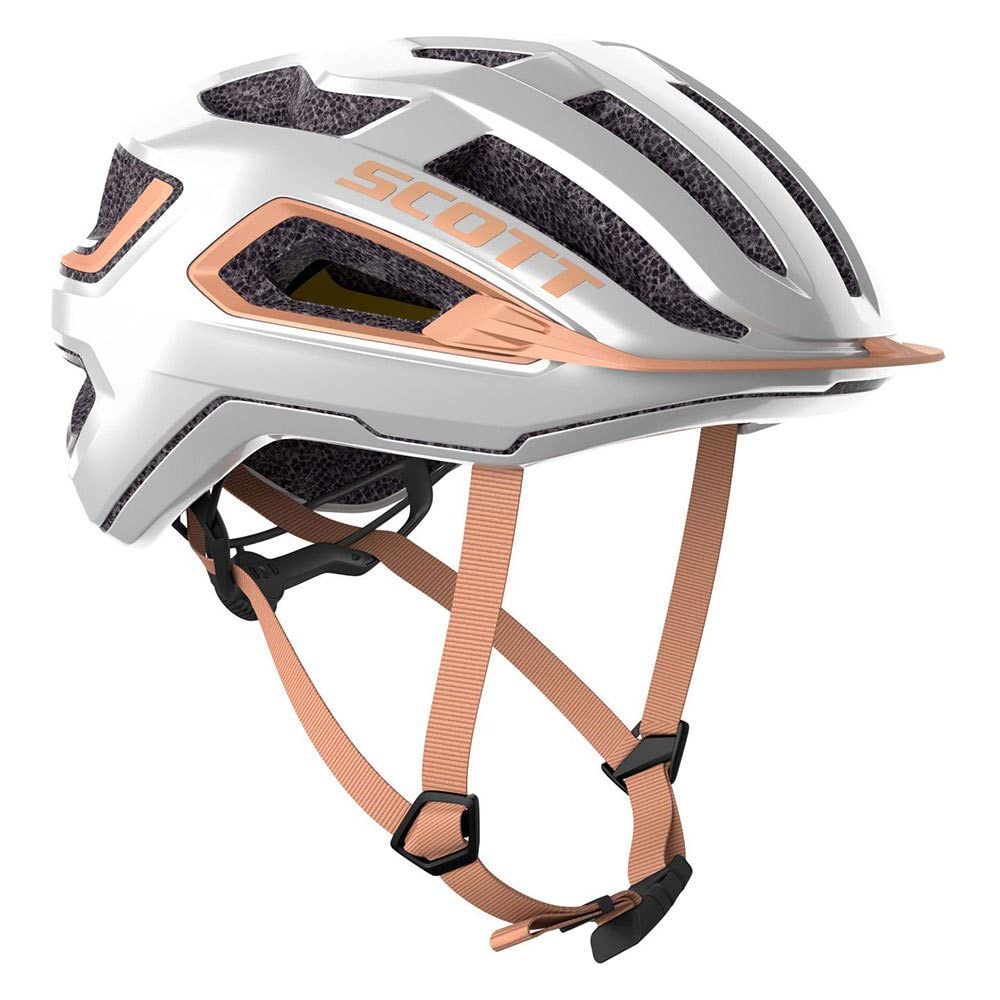 Scott Arx Plus MIPS Rennrad Fahrrad Helm weiß/Rose 2025: Größe: M (55-59cm) Sport & Freizeit