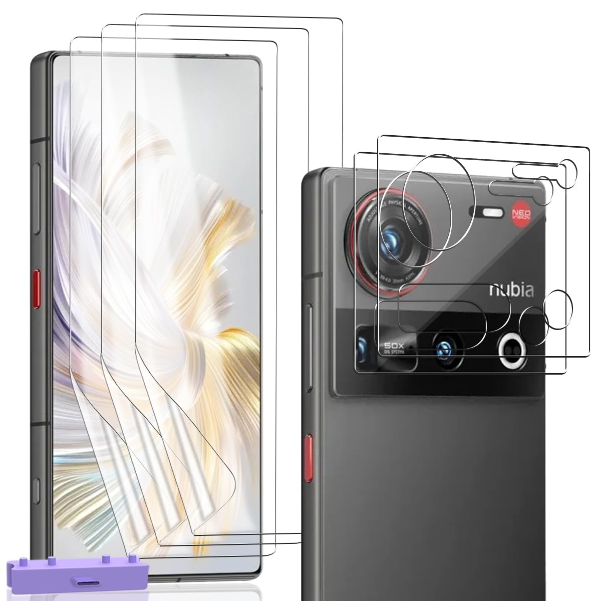 Locofun Pellicola Fotocamera per Google Pixel 9a 5G, 3 Pezzi Anti Graffio Camera Vetro Temperato, Telaio in metallo Protezione Lente, Durezza 9H, Senza Bolle
