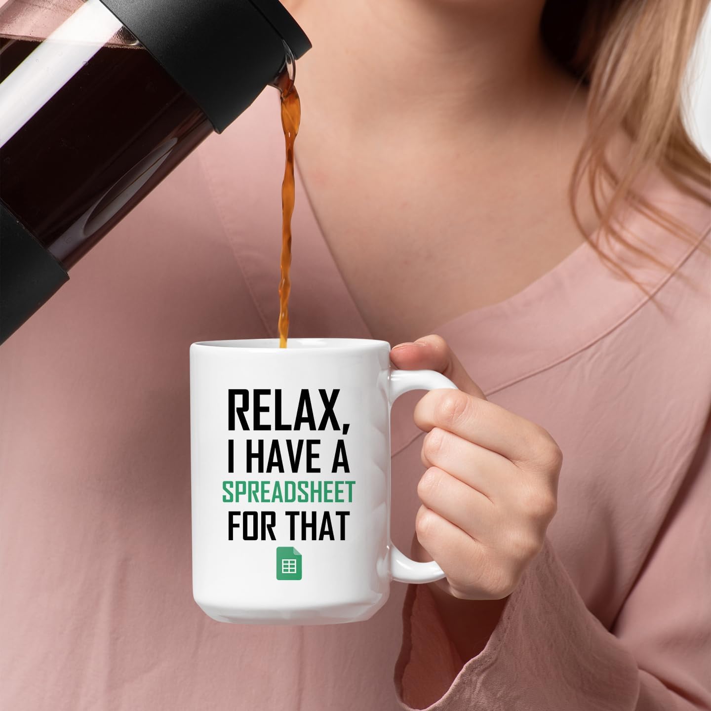 Relax I Have A Spreadsheet For That Mug Funny Accountant Boss Coffee Mug Gifts For Boss Coworker Employee Funny Excel Mug Accounting Gifts For Birthday Spreadsheet Tea Cup Work Humor Office Gift - Image 2