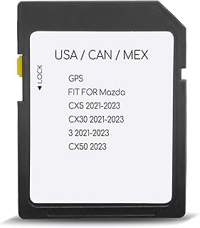 Latest Navigation SD Card Fit for Mazda 3 CX-5 CX-9 CX-30 2021 2022 2023 CX-50 2023 Update USA/CAN/MEX Maps Version