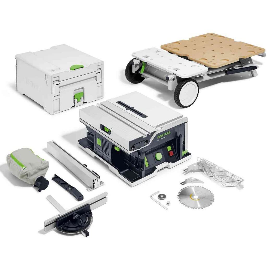 Festool Sega circolare da banco a batteria CSC SYS 50 EBI-​Basic-​Set