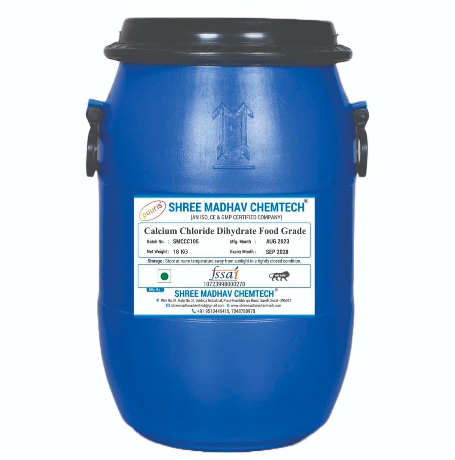 Calcium Chloride Dihydrate Food grade (PUURIS) 20 Kg for for Food and beverages & Packaged Drinking Water-picture-19