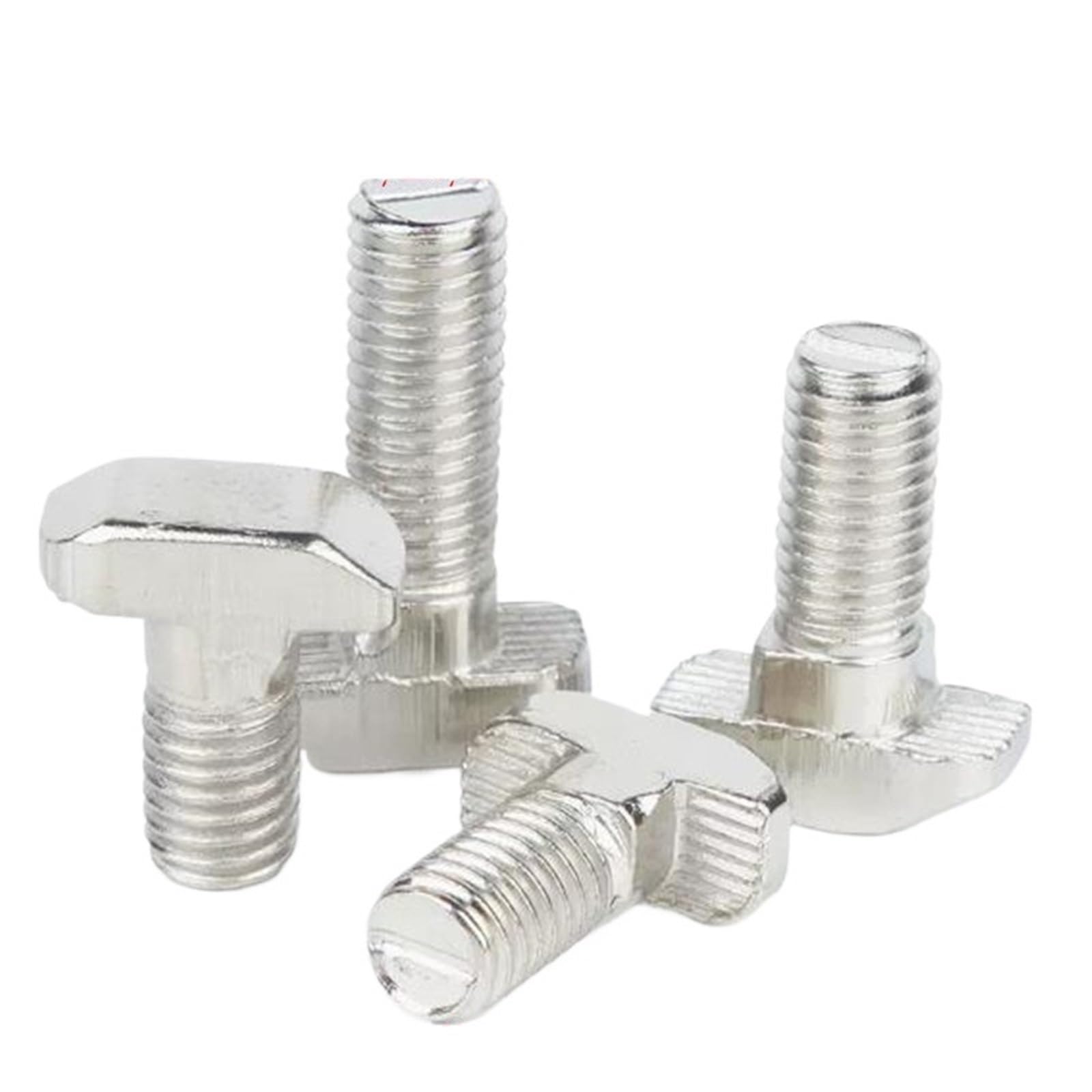 T bolt, 10PCS Aluminum Connector T Head Bolts Screws Profiles(4545-M8X25mm)