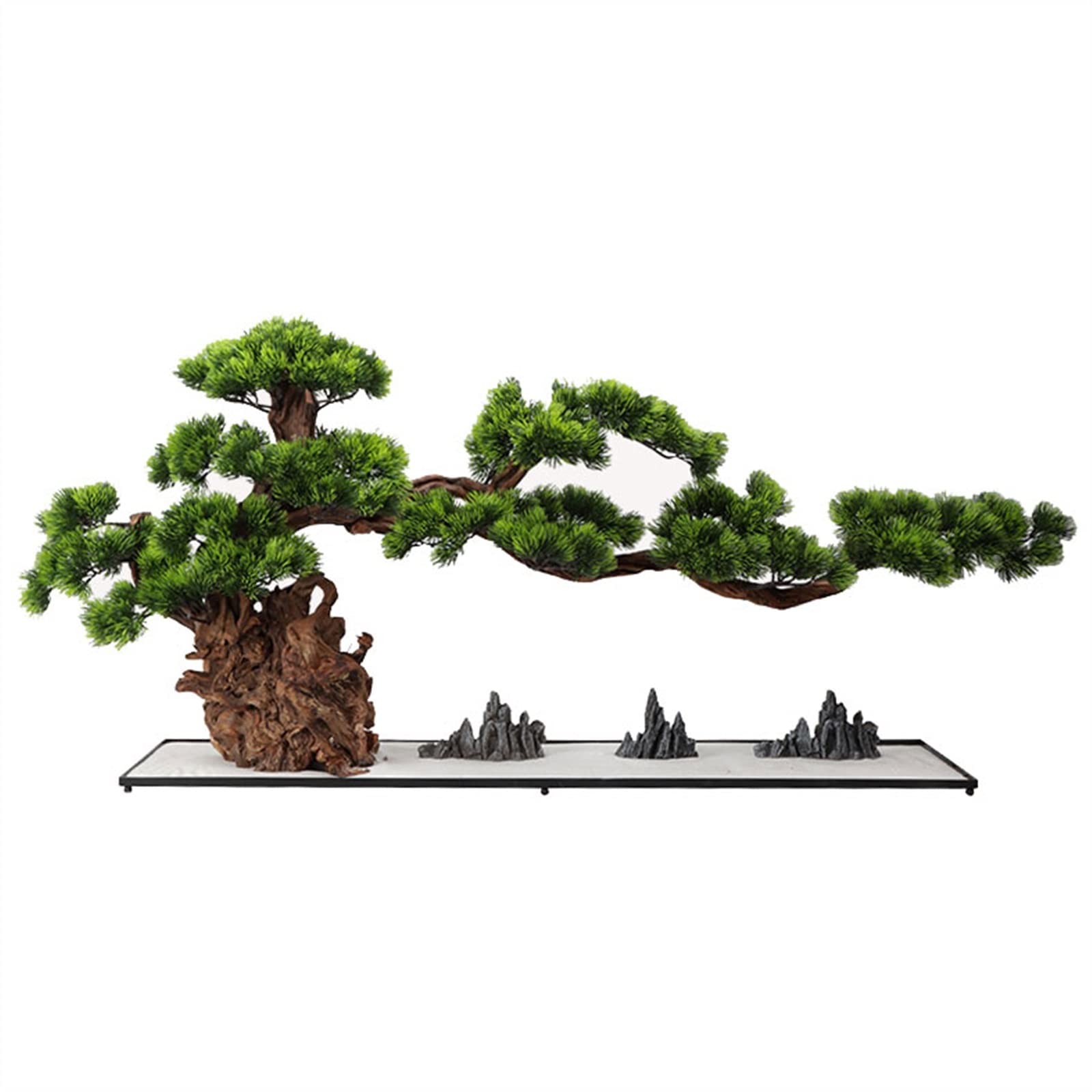 Fake Plant Artificial Plants Bonsai Tree Faux Desk Display, Simulation Pine Potted Plant For Home Decoration Garden Decor