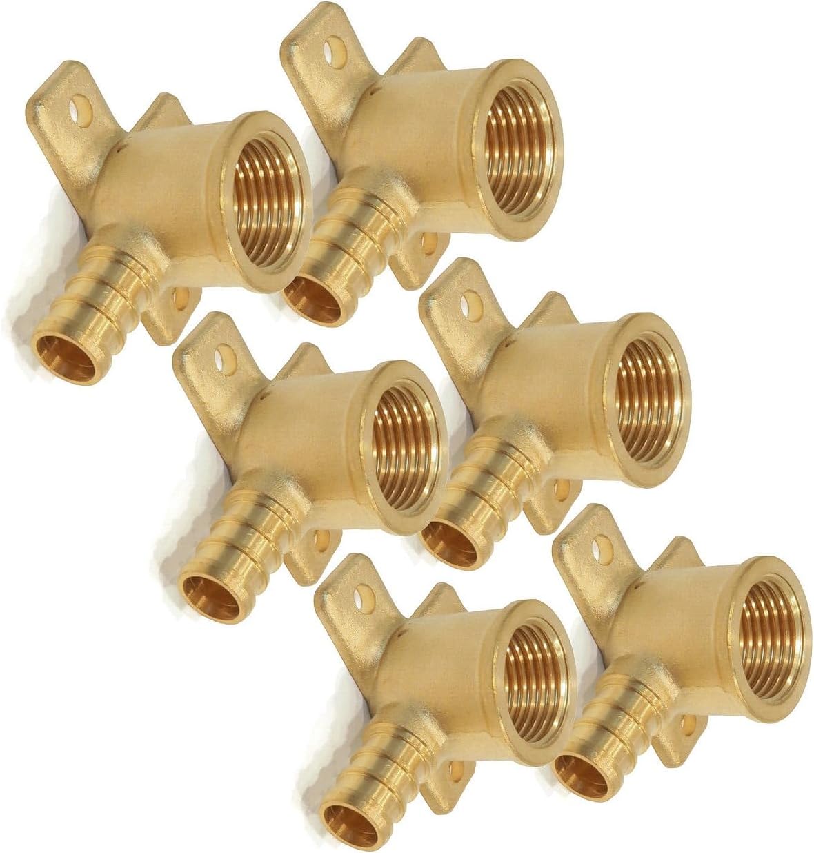 Replacement Part for (6) 1/2" Pex Brass Drop Ear Elbows Crimp Barbed Fitting Replace for B1RO-p09181