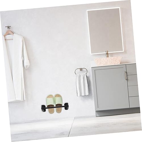 Miniatura 7 de Zapatero para almacenamiento de zapatos, con ventosa, soporte para toallas, soporte de pared, toallero de esquina para armario, baño, zapatero