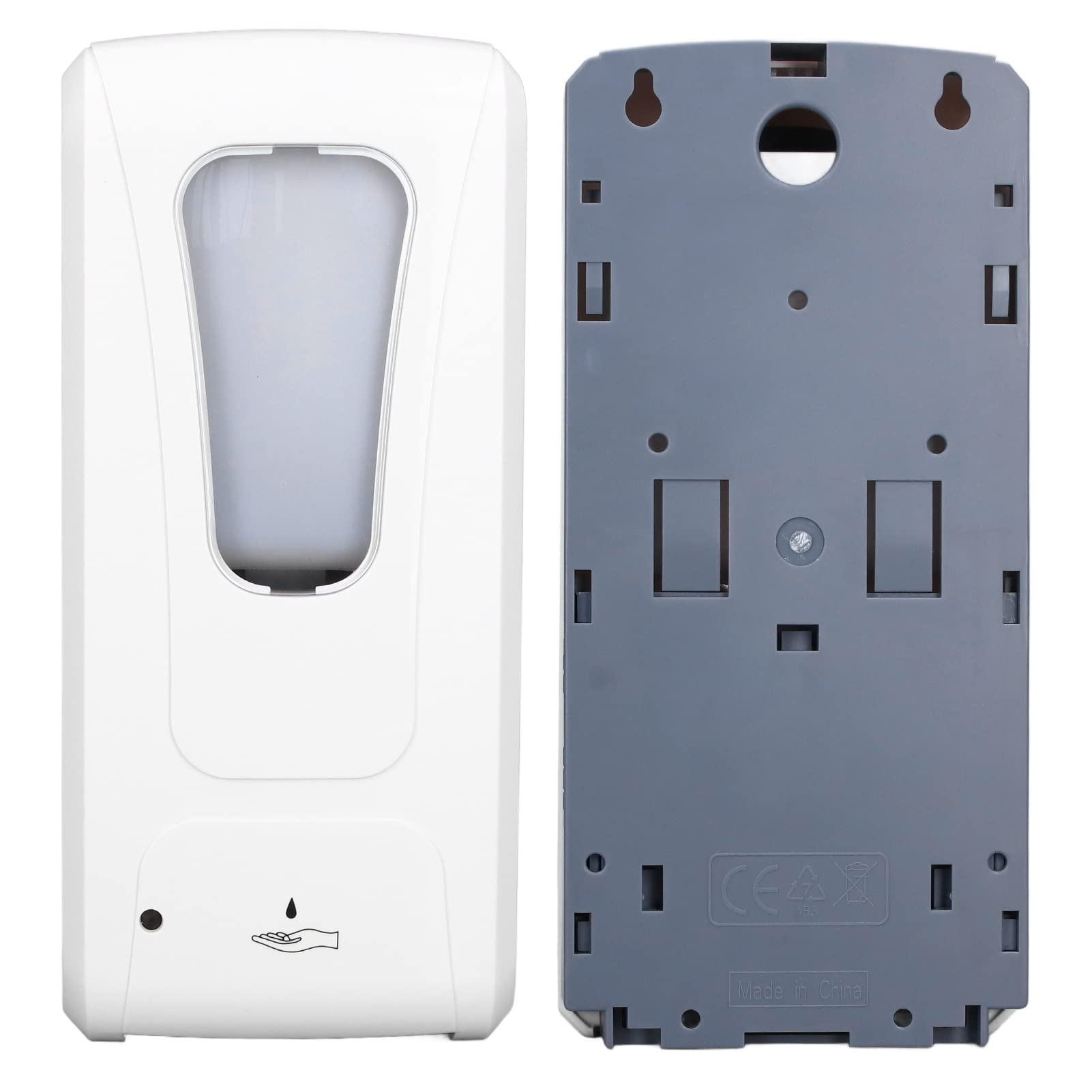 Dispensador Automático de, ABS Dispensador de en Aerosol sin Contacto 900 Ml Sensor Infrarrojo Montado en la Pared, Salida en Aerosol o Gota para Baño, Cocina, Oficina, Hospital