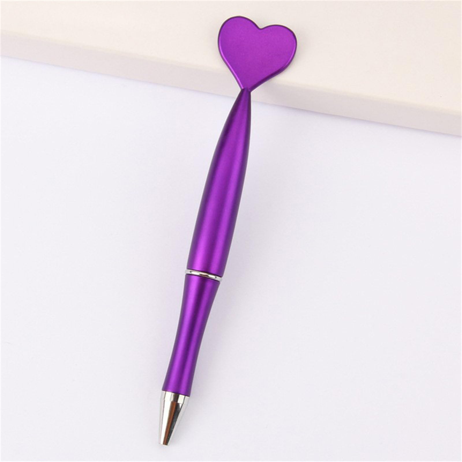 6X Valentines Day Heart Shaped Ballpoint Pens Ballpoint Pen with Black for Office School Classroom Supplies 6 Pcs — view 7