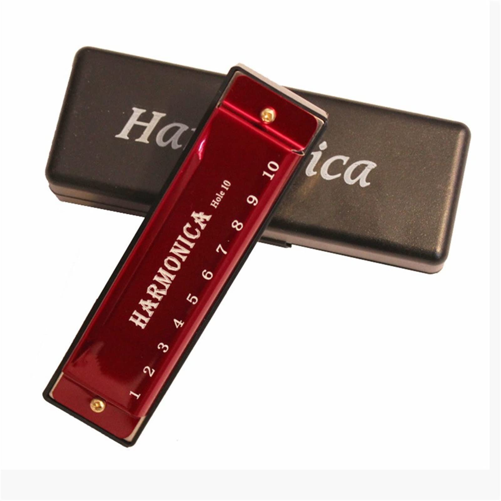 Profesjonalny Harmonijka 10 Otworów Klucz Harmonijki Ustnej Harmonijka Ustna Dla Początkujących (Color : 07)