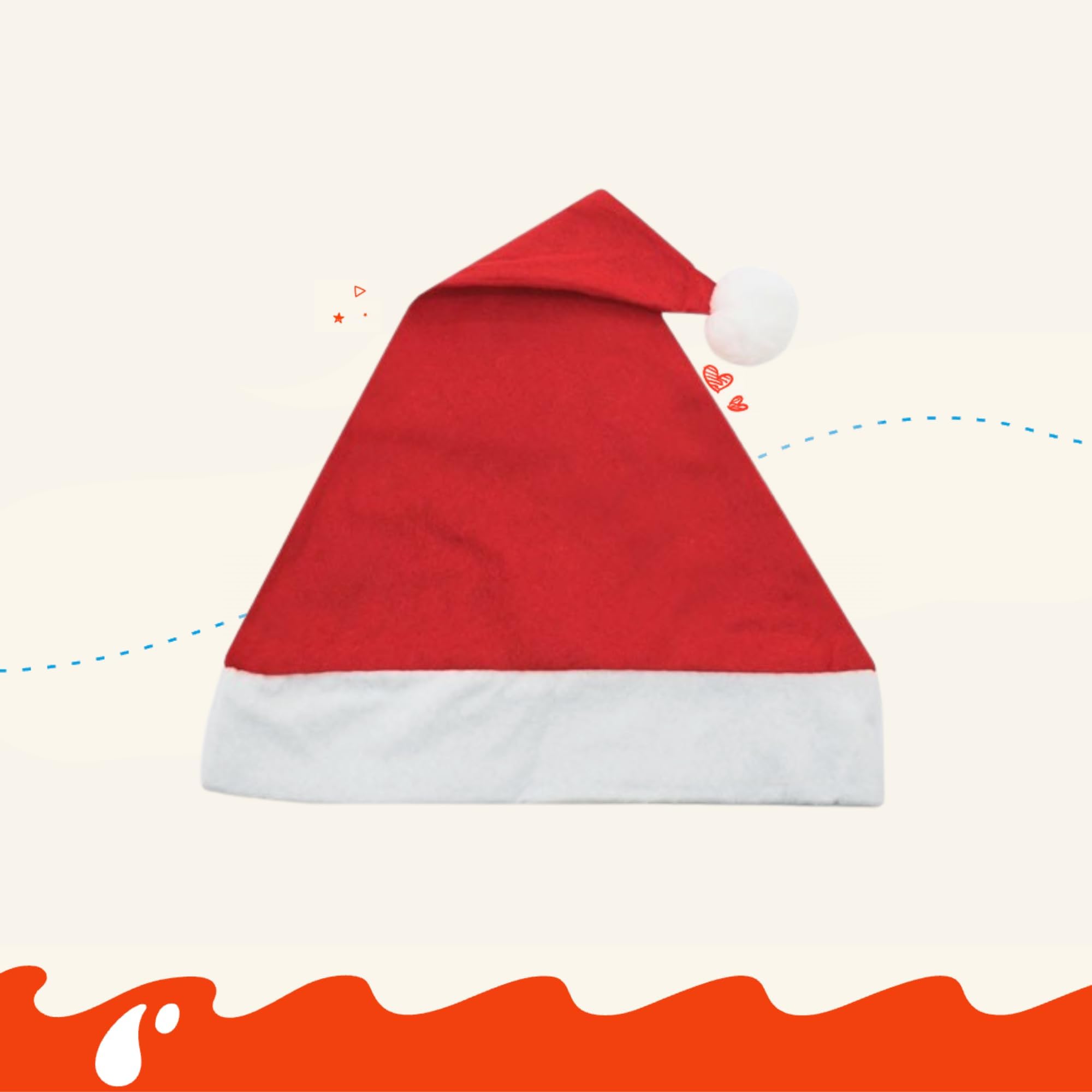 Kinder Biscuits Calendario de Adviento con Chocolates, Postal Navideña, Gorro de Papá Noel, Edición Especial Navidad