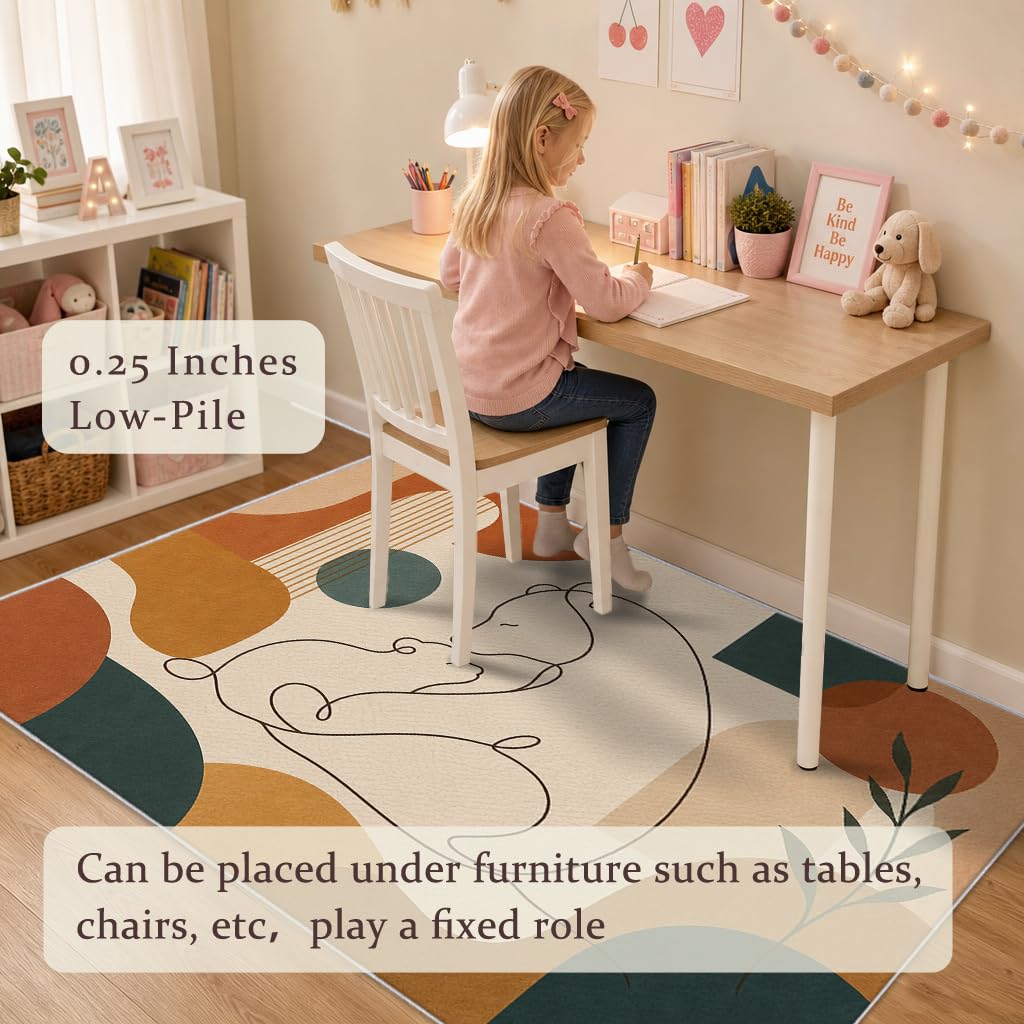 Teppich Bär Kinderzimmer 120 x 180, Kinderteppich