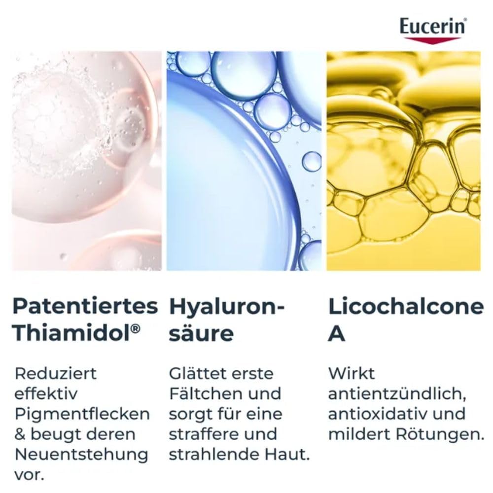 Eucerin Anti-Pigment Dual Serum, 30 ml Rozwiązanie | Widocznie redukuje plamy pigmentacyjne, nadaje skórze równomierną cerę, z tiiamidolem i kwasem hialuronowym