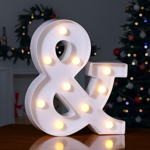 Miniatura 135 de Foaky Número de luz LED decorativo, letrero de número iluminado para luz nocturna, boda, fiesta de cumpleaños, Navidad, hogar, bar, número