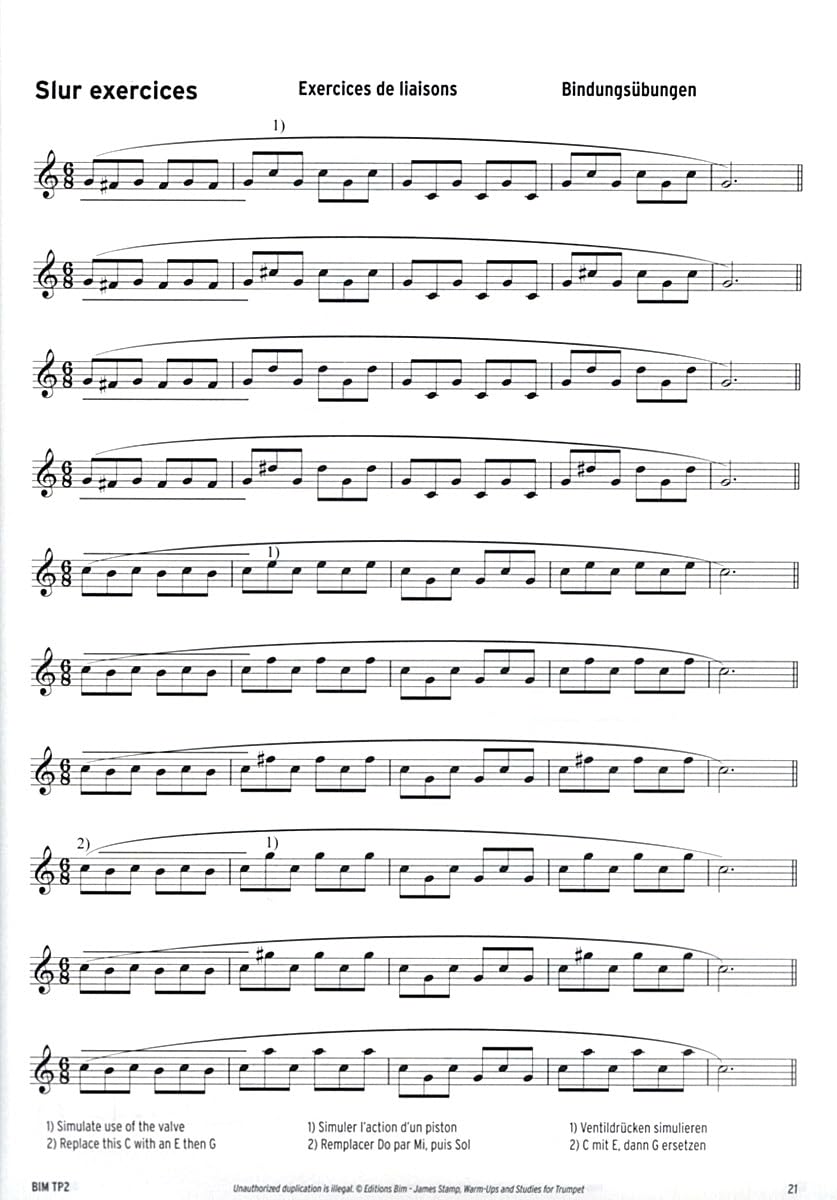 Warm-ups & Studies for Trumpet and Other Brass Instruments
