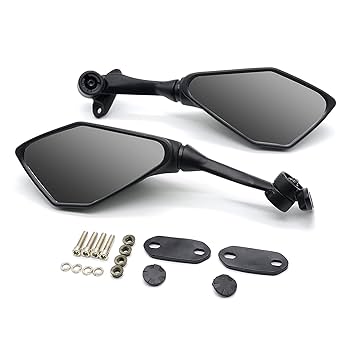 Amazon.com: Mamiko Motorcycle Rear View Mirrors Compatible