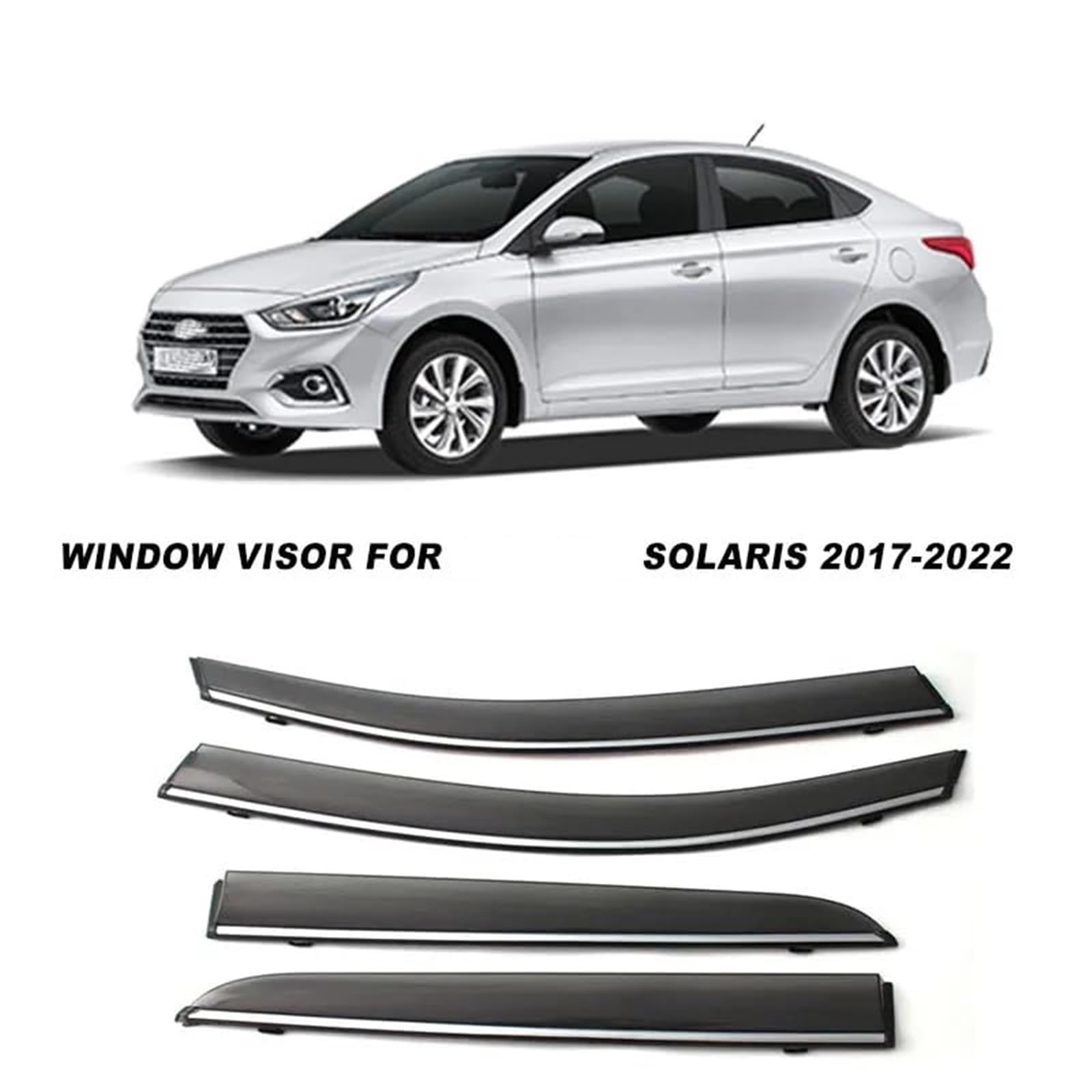 per Hyundai, Solaris Sedan MK5-HC 2017 2018 2019 2020 2021 2022
