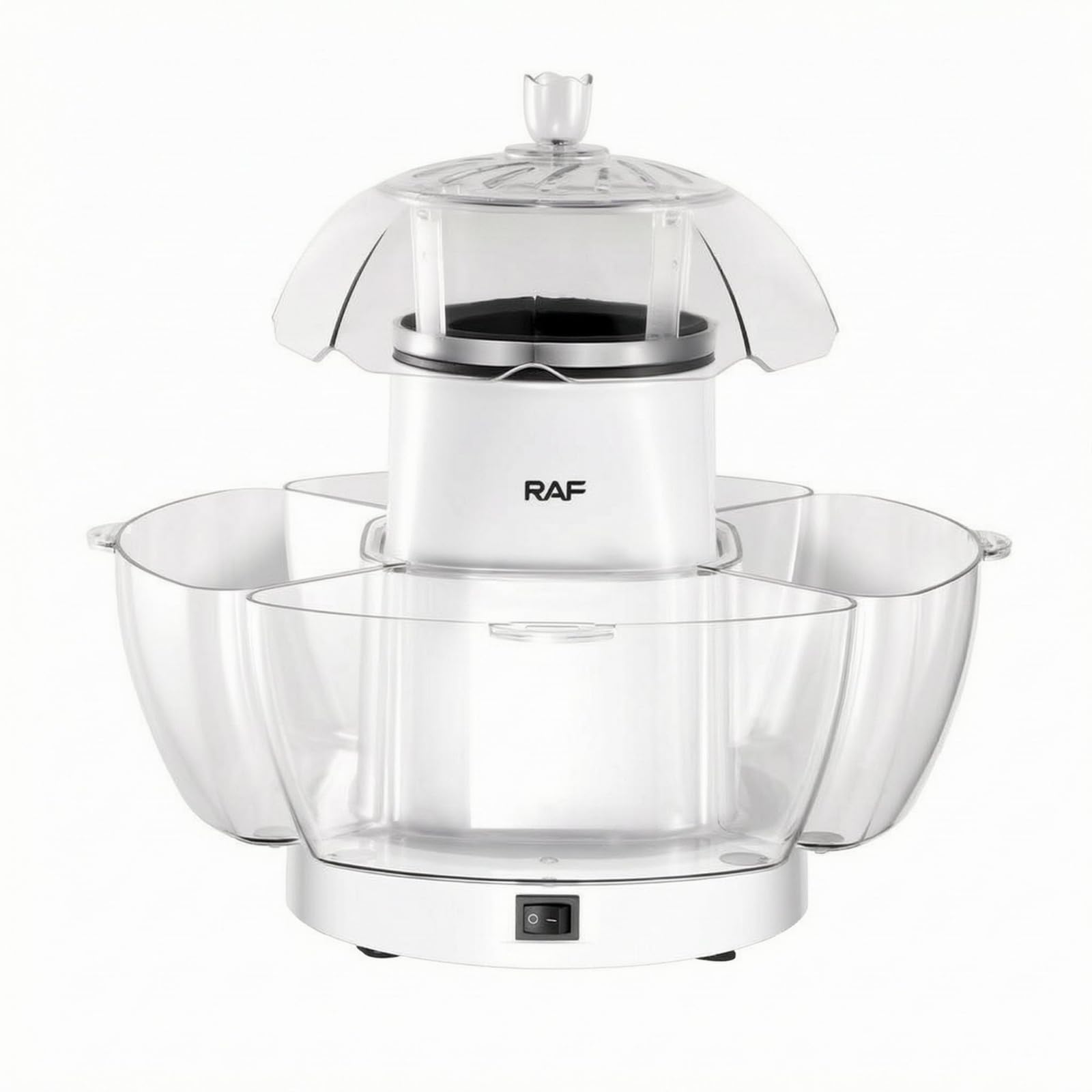 Clear Lid Electric Popcorn Machine on/Stop Switch Electric Popcorn Machine White Kitchen Appliance Household Use, EU 220V | Home & Garden | Kitchen Dining & Bar-picture-22