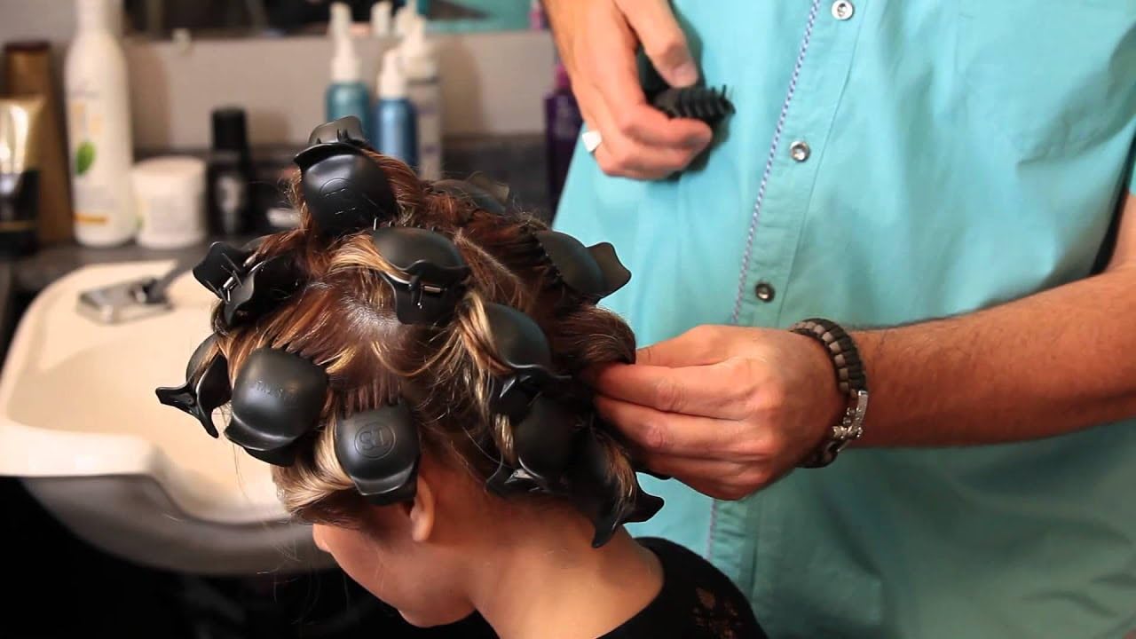 TopStyler Hairsetter Heated Ceramic Styling Shell Clips – Professional Hair Curler & Wave Styler with 10 Ceramic Shells, Heat-Resistant Case & Clips for Long-Lasting Curls, Waves & Volume