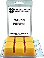 Vista 1 de Cera vegetal fuertemente aromatizada vertida a mano, 12 cubos de cera aromática, 6.4 onzas en 2 x 6 paquetes