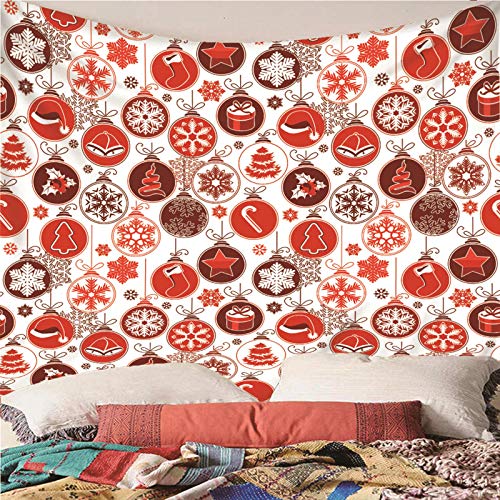 Tapiz de pared navideño KnSam de poliéster multiusos para decoración del hogar 4