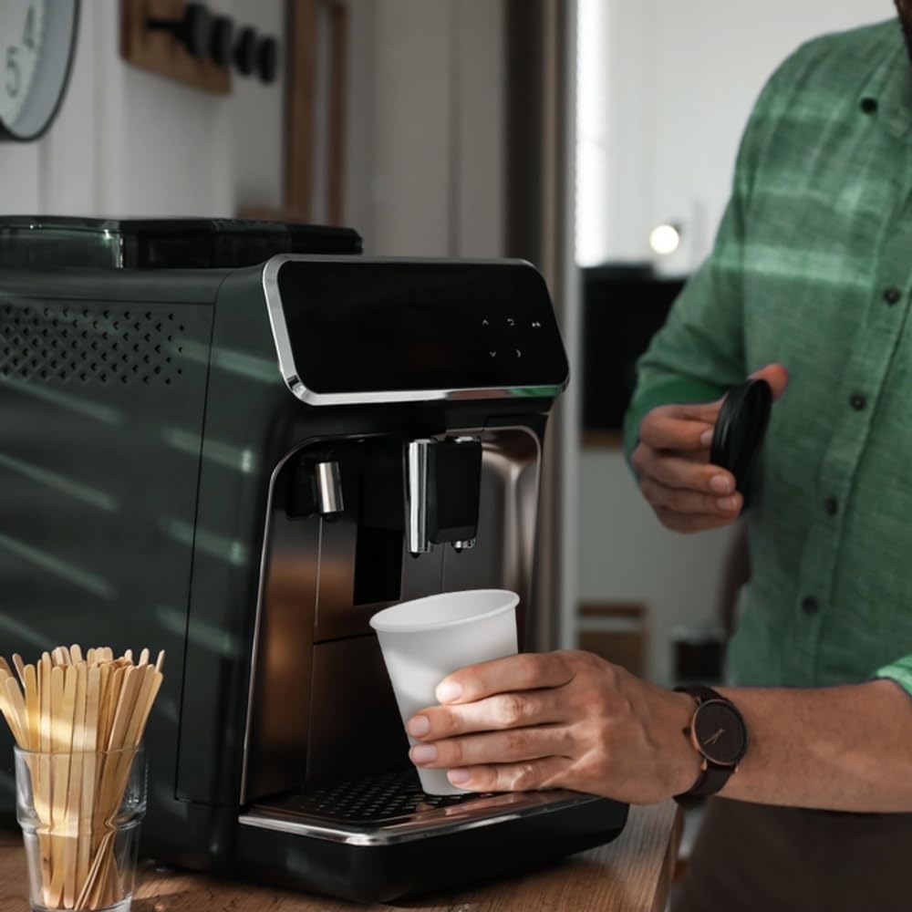 Horeca Collection MAXI PRODUCTS - Bicchieri da caffè usa e getta bianchi - Bicchieri di cartone - Bicchieri usa e getta Catering - Bicchieri caffè da asporto - Adatto per bevande calde e fredde (200