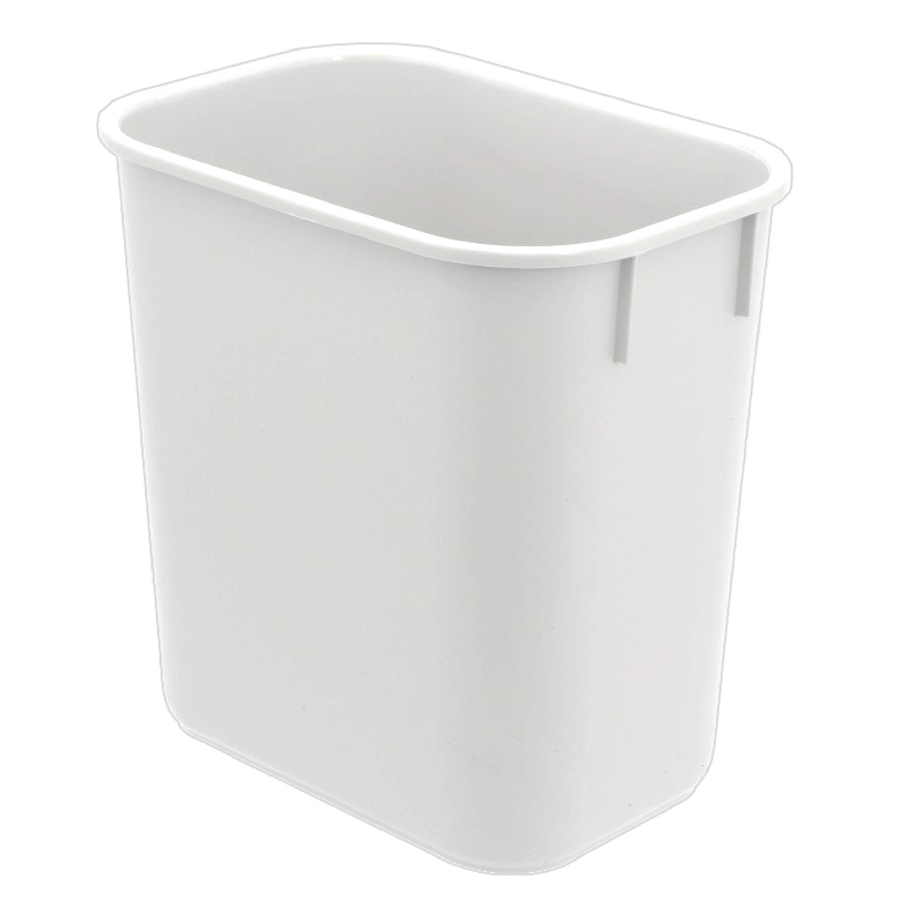 Image secondaire de Acrimet Corbeille, Poubelle de bureau, 3,25 gallons / 13 quarts / 12 litres (en plastique) (couleur blanche) (lot de 4)