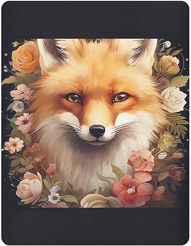 Miniatura 2 de Fitted Crib Sheets Fox Flower Floral Baby Crib Sheets for Boy & Girl Toddler Mattress Sheets 21216065