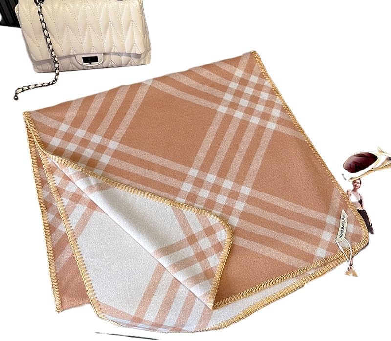 Fashion trend plaid double-sided faux cashmere warm women's scarf winter classic versatile shawl over the outerwear