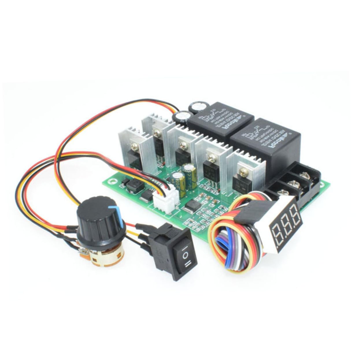 Controlador Pwm Motor Regulador Ajustable Reversible para Motores Pequeños Aptos Industrial