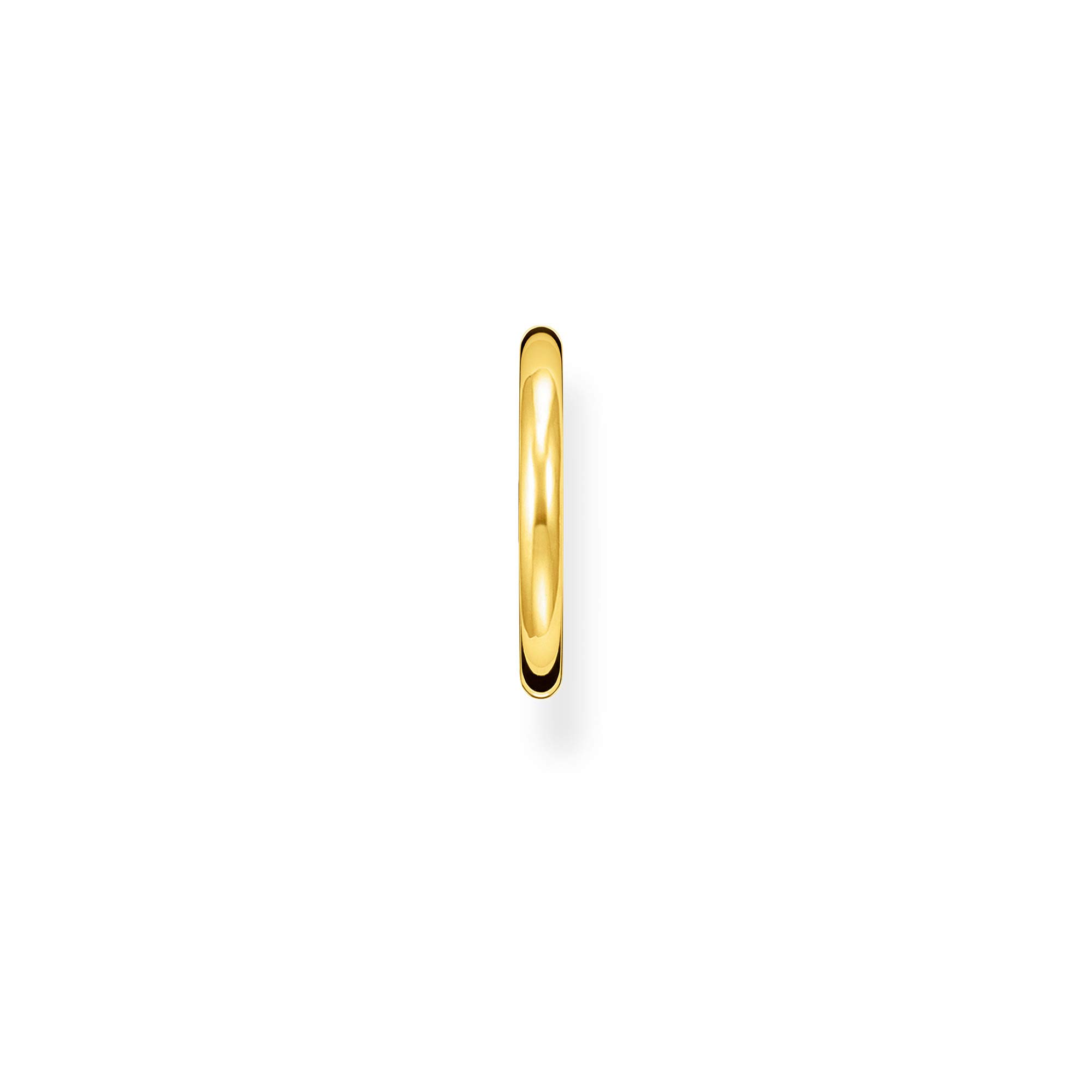 THOMAS SABO Ohrklemme 925 Sterlingsilber, 750 Gelbgold Vergoldung