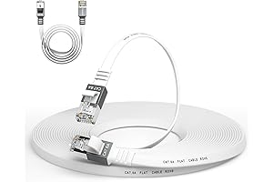Cat 6a Internet Cable 50 Feet - High-Speed Gigabit Ethernet Network Cable
