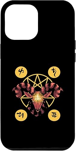 iPhone 13 Pro Max Satan Antichrist Goat Lucifer Devil 666 Occult Baphomet Case