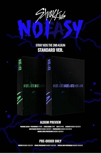 Miniatura 3 de JYP Ent. STRAY KIDS - NOEASY [Normal ver.] (Vol.2) Álbum+Juego de tarjetas de fotos adicionales (A+B ver. SET) (JYPK1271)