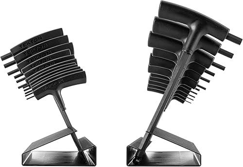 Miniatura 4 de TEKTON Juego de llaves hexagonales con mango en T con soporte, 11 piezas (564-38 pulgadas)  KTX92101