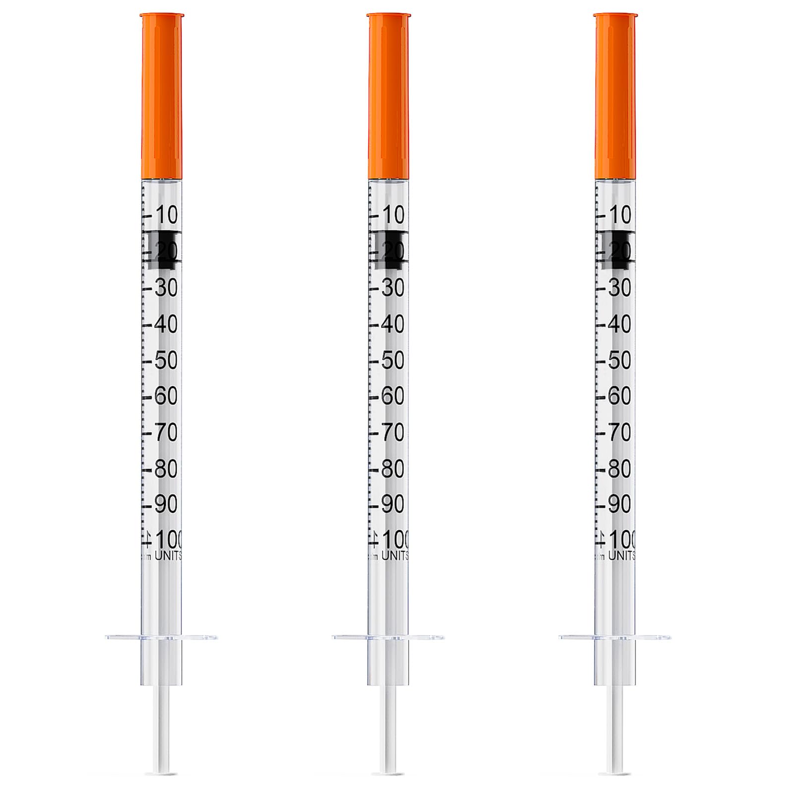 U-100 1mL/cc Lab Syringes with 30G 1/2" (12.7mm) Needle, Pac -8