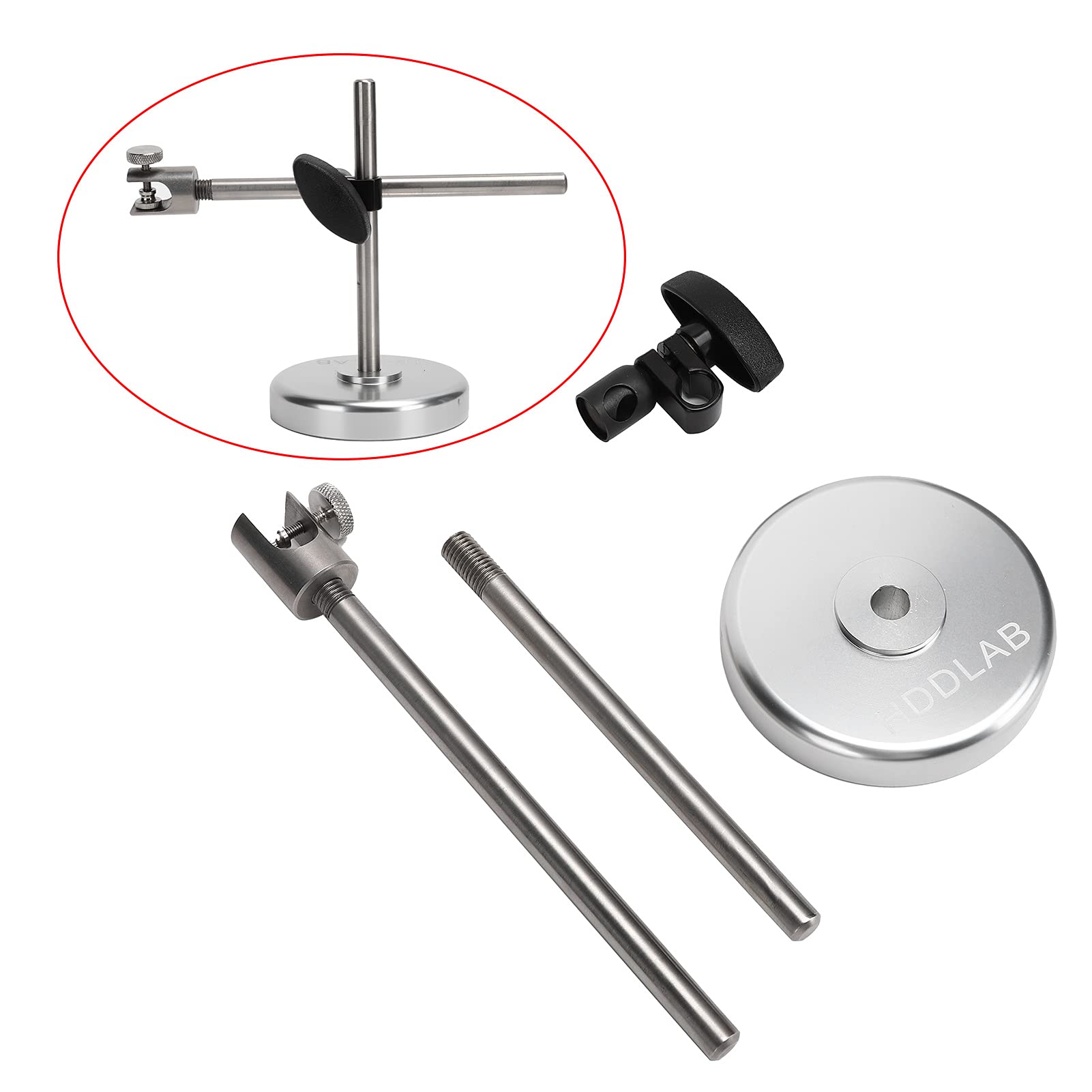 EMUKOEP Dispositivo per Testina Magnetica per Disco Rigido Supporto per HDD in Acciaio Durevole per Ingegneri Strumento di Regolazione in Metallo a 360 Gradi per Dati di Salvataggio