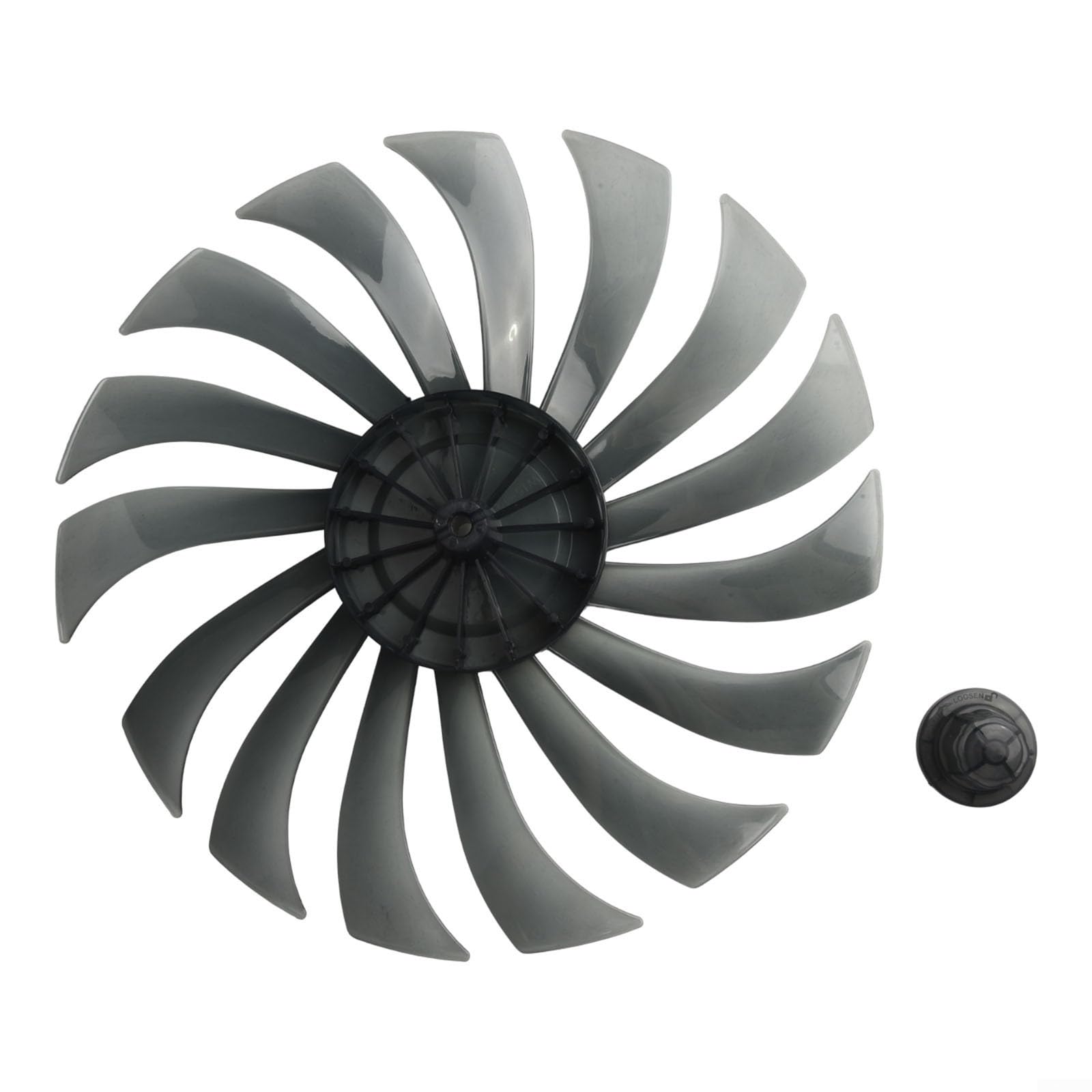 Produktbild von Sisinkal 25,4 Cm Lüfterblatt – 6-flügelig, PP-Kunststoff, Transparent, Für 245 Mm Tisch- Und Standventilatoren, Ersatzteil