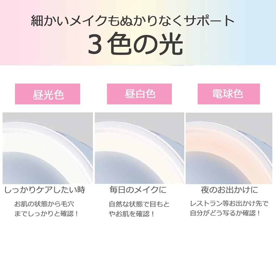 コイズミ(Koizumi)  LEDミラー 拡大鏡  【未使用】 楽天市場】コイズミ LED拡大鏡 シルバー KBE3270S 送料無料
