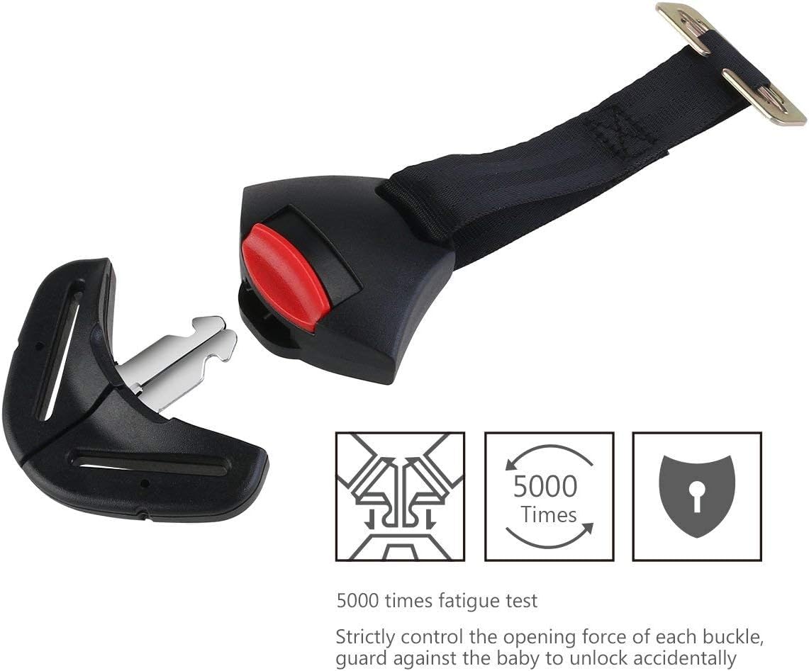 Seggiolino di sicurezza auto bambino fibbia Crotch seggiolino bambino cintura petto clip 5 punti fibbia petto perfetto ricambio universale per fibbia persa