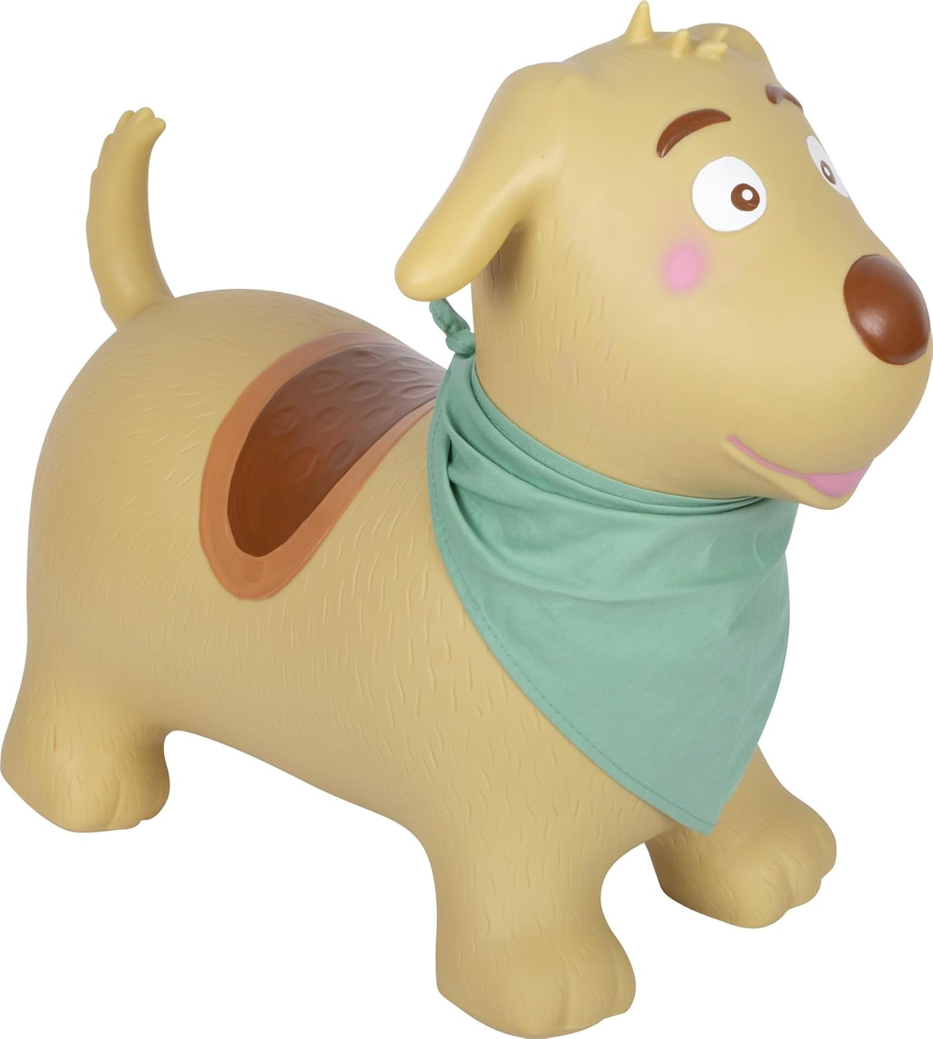 small foot Jumping dog, with scarf and air pump, max. 50 kg, children from 2 years, 12785