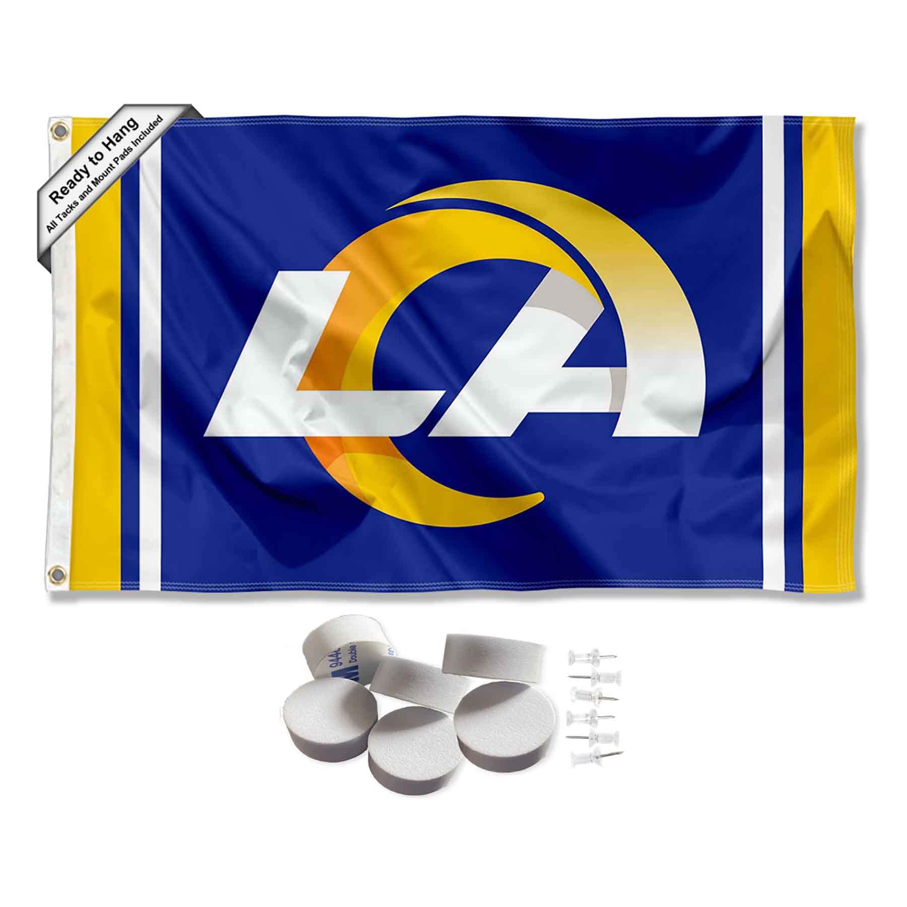 Official Licensed Pennant Los Angeles Rams Pennant Banner With Wall ...