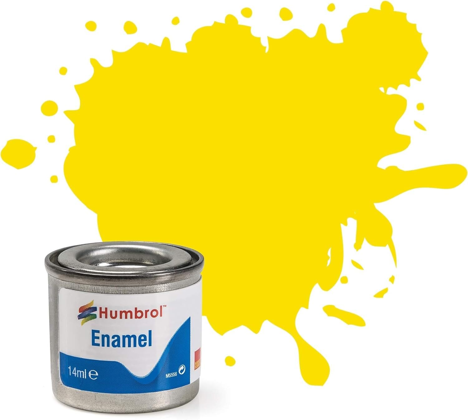No 99 Lemon Enamel Paint in 14ml Tin - Non-Toxic Hobby Essential for Models