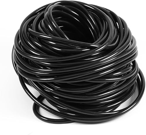 20m/65.6ft Drip Irrigation Hose 3/5mm β Flexible PVC Tubing for Garden, Greenhouse & Hydroponic Systems, DIY Watering Distribution Pipe