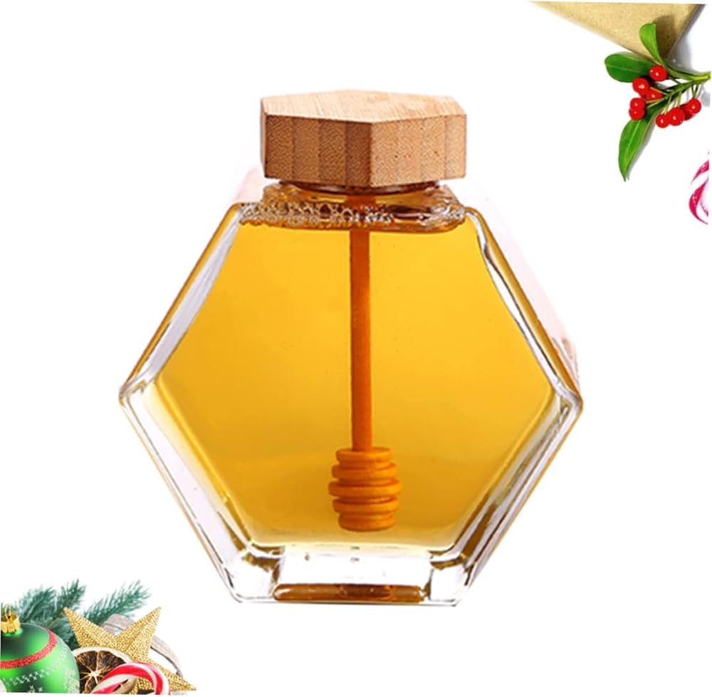 リモージュボックス　蜂蜜瓶とテディベア　フランス製ミニチュア ハニーポット Amazon｜DECHOUS ガラス製蜂蜜 ハニー ドリ 不要 スタンド付きグラス