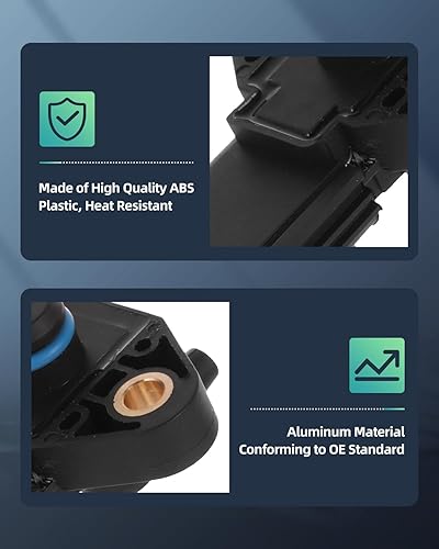 Miniatura 4 de SCITOO Sensor de presión absoluta del colector 3F2Z9F792CA 2PCS apto para 2007-2011 para Ford Crown Victoria 2005-2008 para Ford E-150