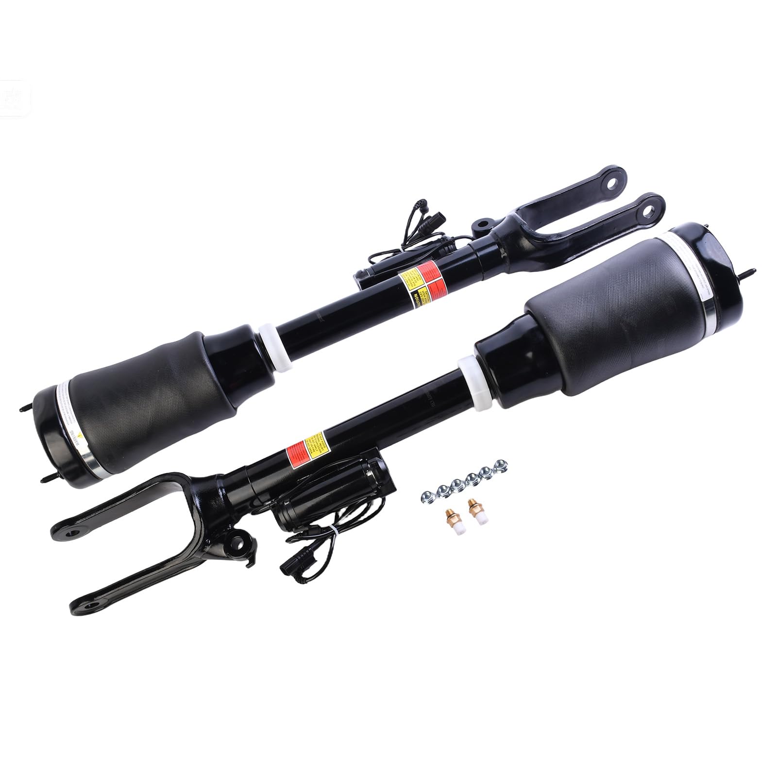 Paire d'amortisseurs à ressort pneumatique avant avec ADS Convient pour Classe ML W164 GL X164 1643204313 1643205813 1643205913 1643206013 Amortisseur Suspension pneumatique avant