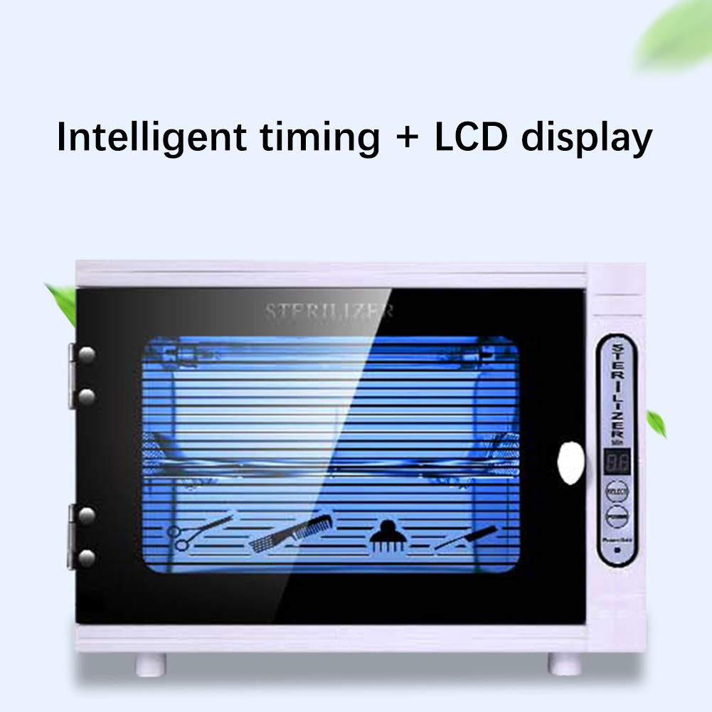 UV-Sterilisatorschrank, Maniküre Werkzeuge UV Desinfektionsbox mit Timer, Handtuch Aufbewahrungskoffer Organizer Schrank, Scheren Nagel Werkzeuge Sterilisator Ausrüstung für Beauty Hotel Salon,A