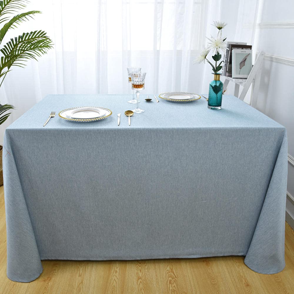 Mantel Antimanchas Color Liso para Cocina Suave Transpirable Lavable Tamaños Especiales Marrón 180 × 300cm