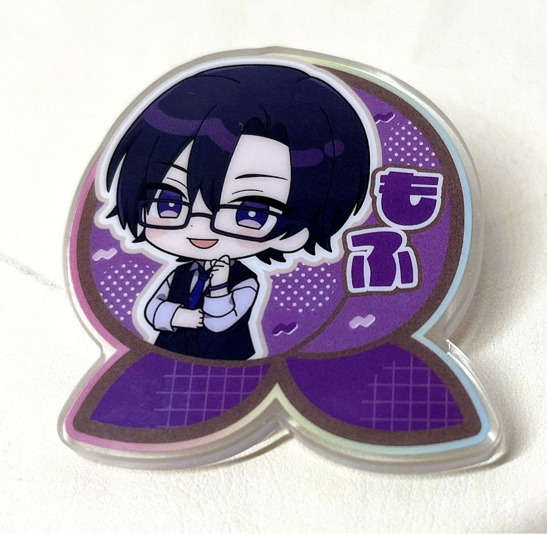 カラフルピーチ　もふくん　アクリルスタンド、キーチェーン、カード、バッジ等19点 カラフルピーチ もふくん アクリルスタンド、キーチェーン